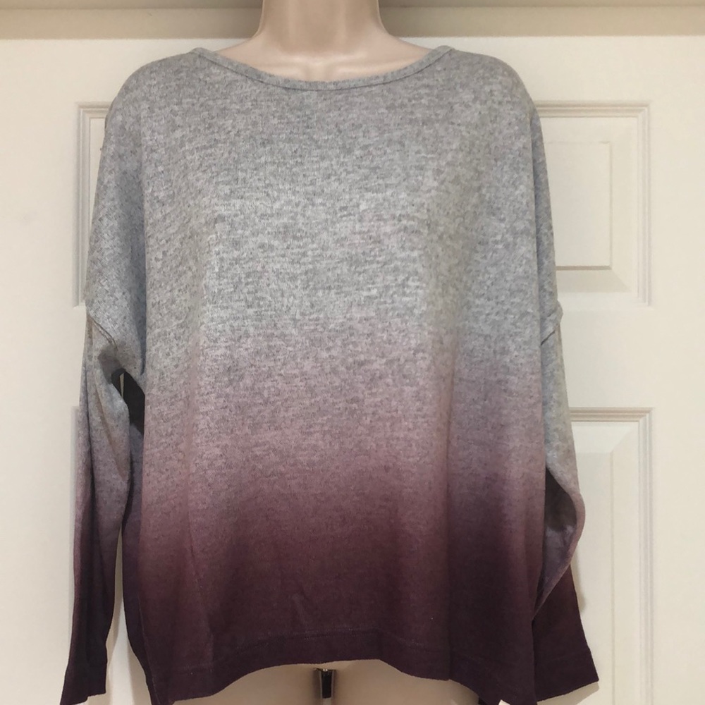 NWOT Lucky Brand Ombré Lightweight Sweater Size M